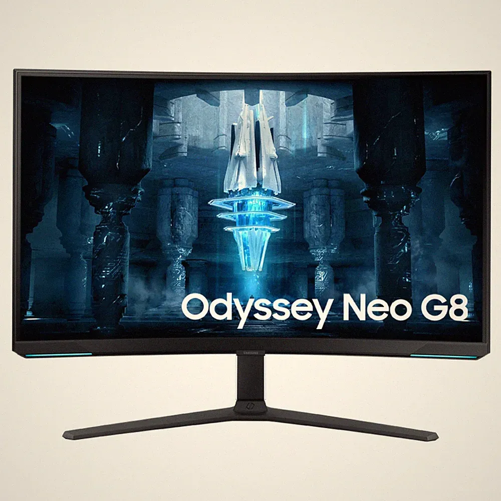 Samsung Odyssey Neo G8 32" 4K UHD VA LED Curved Gaming Monitor - Black