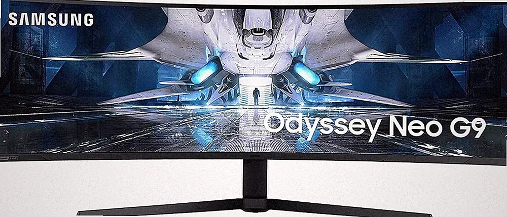 Samsung Odyssey Neo G9 49" Mini-LED Gaming Monitor - White - LS49AG952NNXZA
