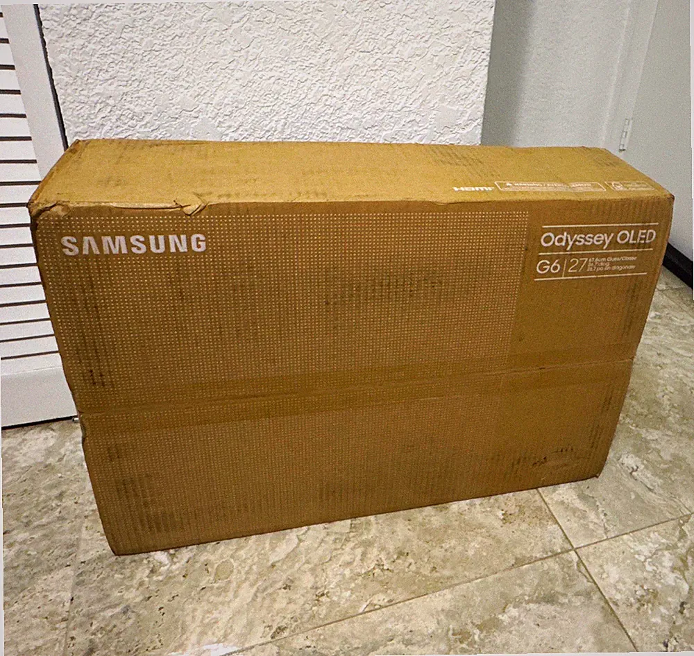 Samsung Odyssey OLED G6 27in QHD 360Hz 0.03ms Gaming Monitor LS27DG602SNXZA