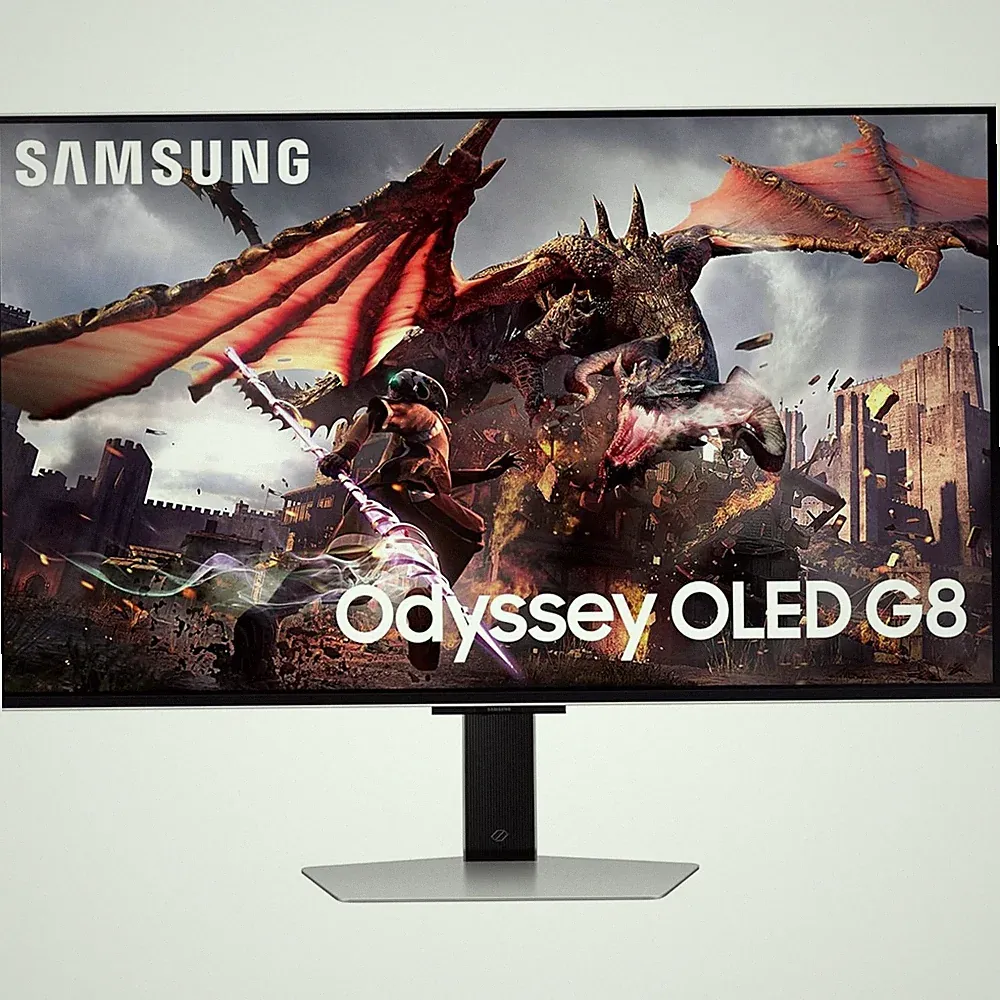 Samsung Odyssey QD-OLED G8 G80SD 32" 4K OLED, Silver