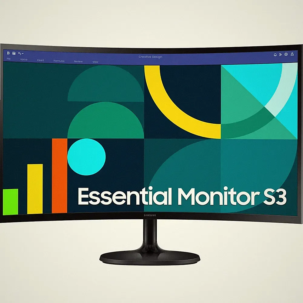 Samsung S36CG Series 27" 100Hz Curved Monitor 100Hz 4ms Black LS27D36CGANXZA