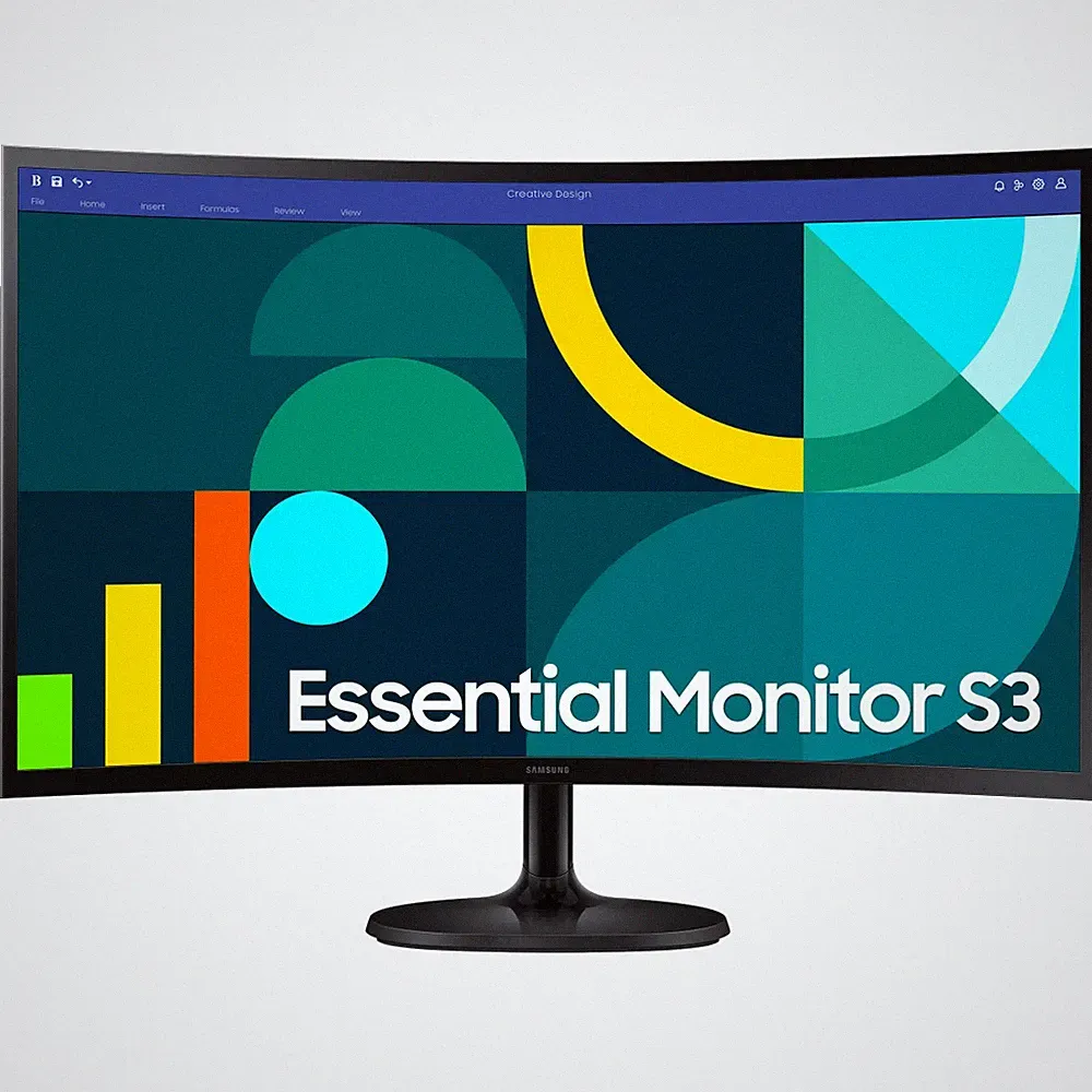Samsung S36CG Series 27" 100Hz Curved Monitor 100Hz 4ms Black LS27D36CGANXZA