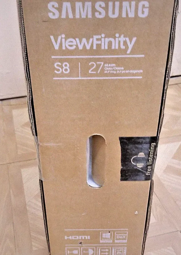 Samsung S80A 27" 4K LED 4K UHD Monitor USB-C HDR10 5ms FreeSync Brand New Sealed