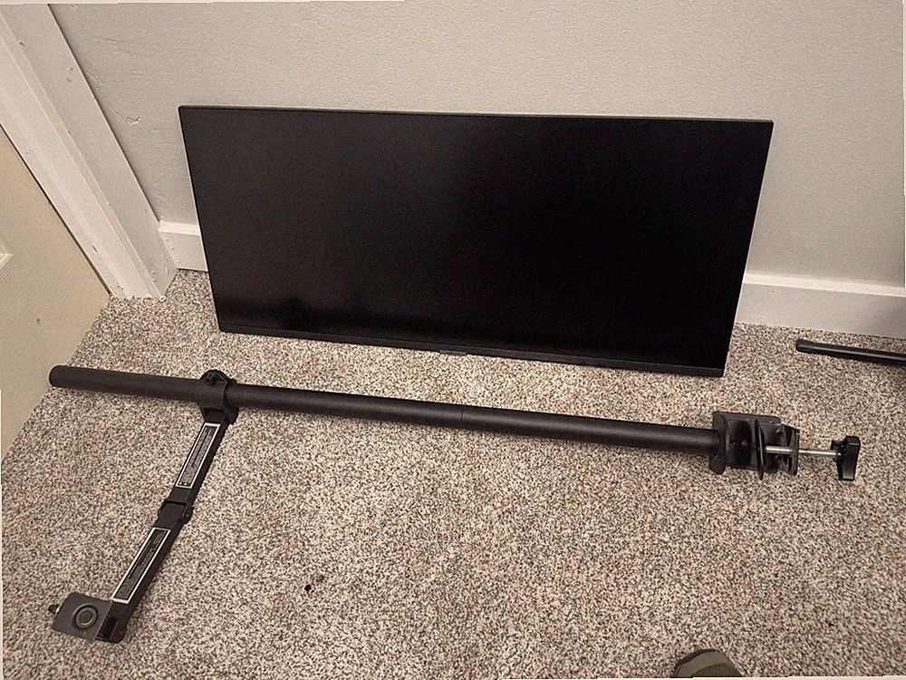 Samsung SJ55W 34 inch VA LCD UltraWide Monitor With Monitor Arm