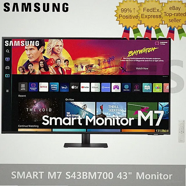 SAMSUNG SMART M7 S43BM700 43" Monitor Tizen VA SmartThings - Tracking
