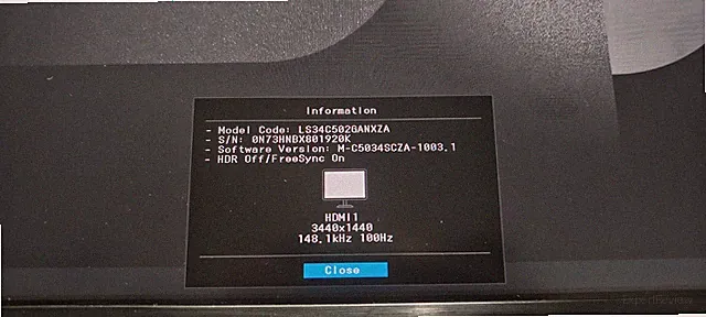 Samsung ViewFinity Monitor LS34C502GANXZA 34" 3440x1440 100Hz HDRHDMI NOTCurved