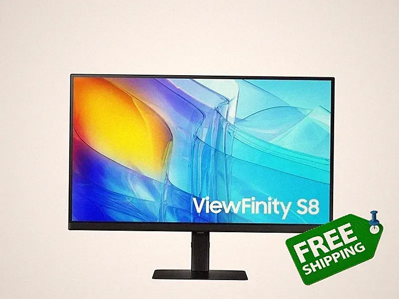 Samsung ViewFinity S8 27” 4K UHD LCD HDR10 Monitor 16:9 3840 x 2160 5ms HDMI