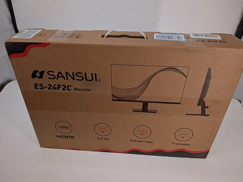 Sansui 24" 100Hz Full HD Monitor - Slim Design - ES-24F2C