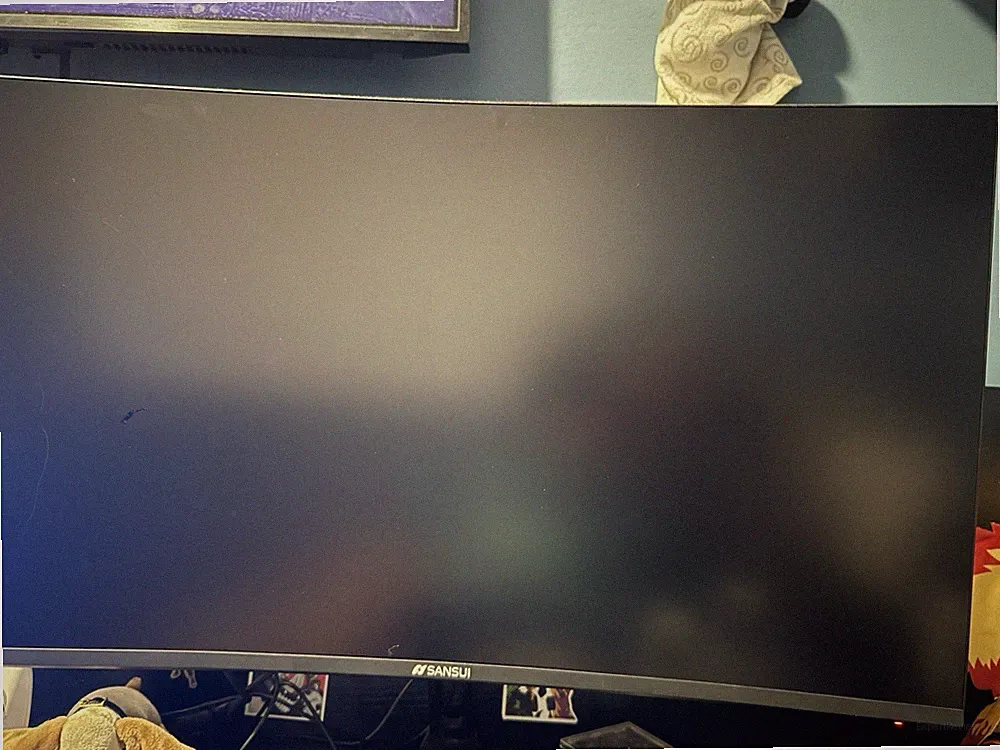 SANSUI 24" Curved Gaming Monitor 240Hz 1ms FHD 3000:1 Black 16:9