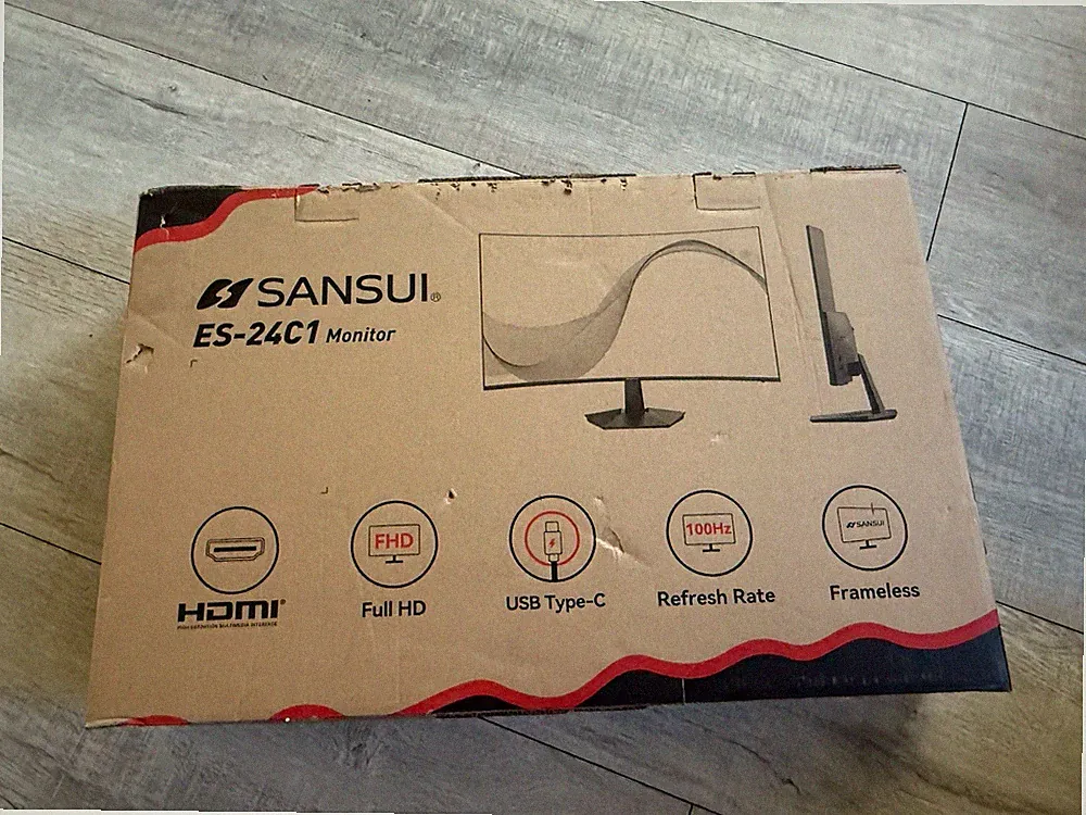 SANSUI 24 Inch Gaming Monitor 100Hz FHD 1080P Computer 24 Inch/100Hz/Gaming