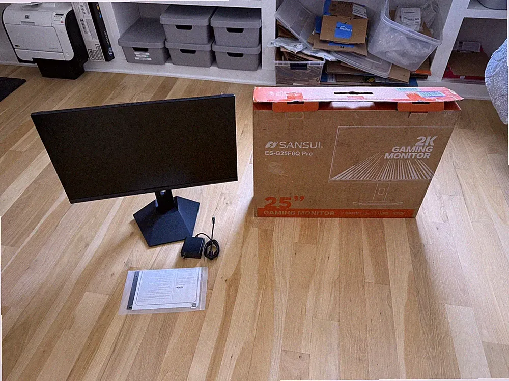 Sansui 25” QHD Gaming Monitor ES-G25F6Q Pro - 300hz