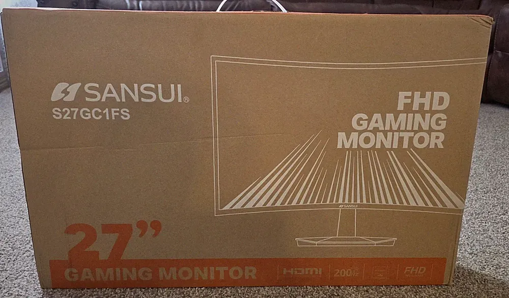 Sansui 27 in Curved Computer Gaming Monitor 200hz