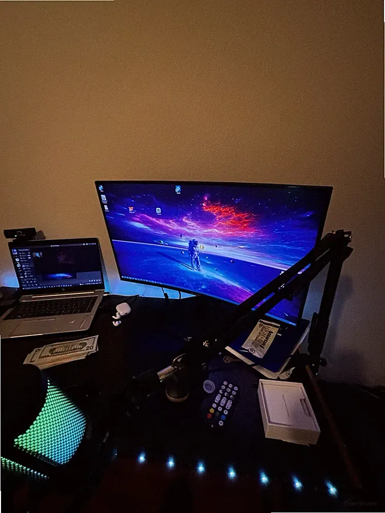 SANSUI 27 Inch Curved 160Hz Gaming Monitor, 1500R Curved Computer Gaming Monitor