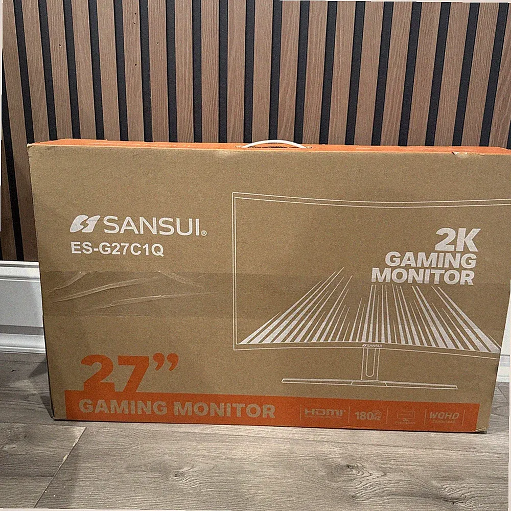 SANSUI 27 Inch WQHD 2560X1440 Curved Gaming Monitor, 180Hz 120% SRGB, HDR