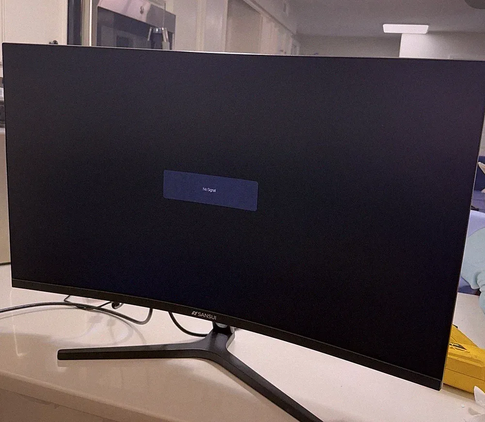 Sansui 32” Curved Monitor G32C1FK Powers On Stuck in Test Mode For Parts