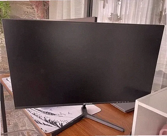 Sansui ES-27F1 27" Curved LCD Monitor 75Hz 1080p HDMI Black Gaming