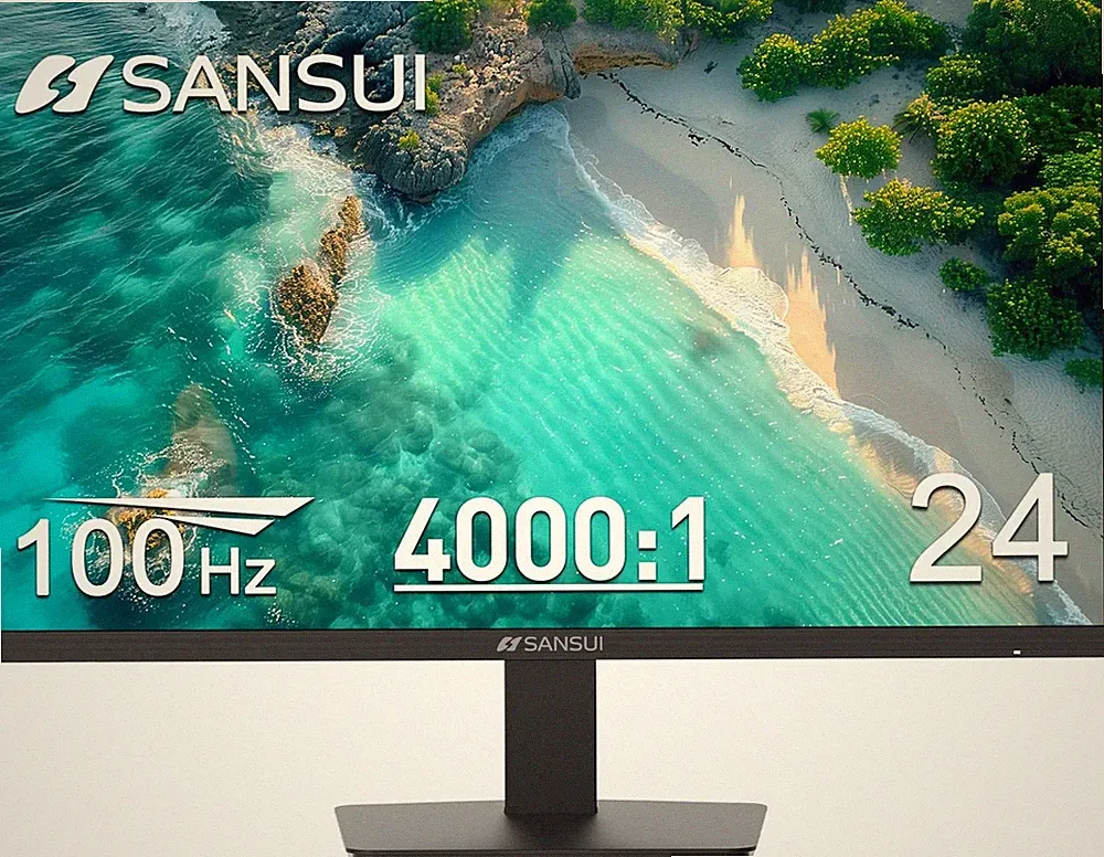SANSUI Monitor 24 inch 100Hz Computer Monitor丨FHD 1080P PC Monitor&#20008