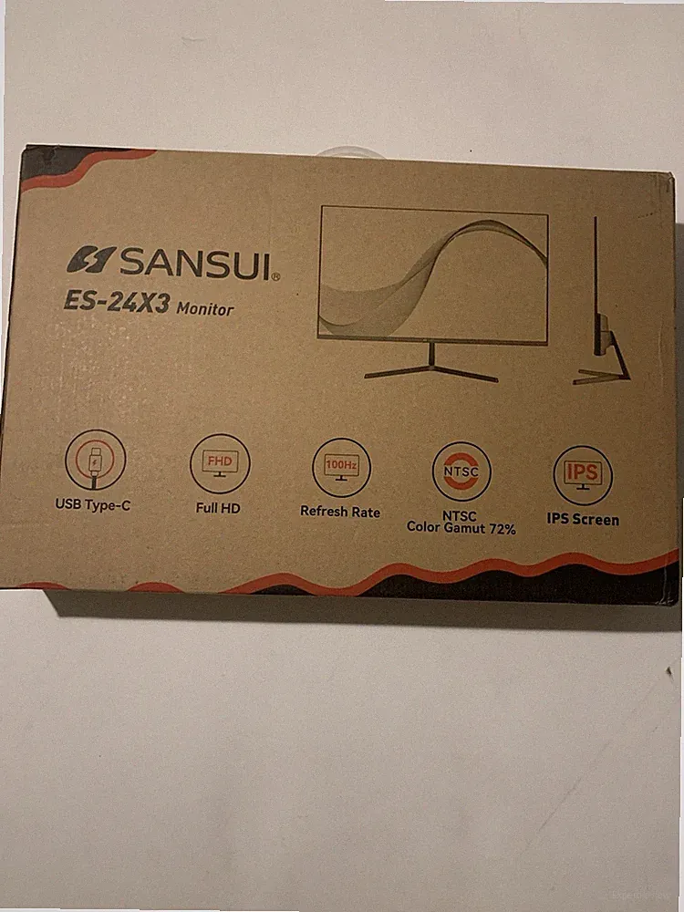 SANSUI Screen Monitor 1920x1080 100Hz USB Type-C HDMI Display