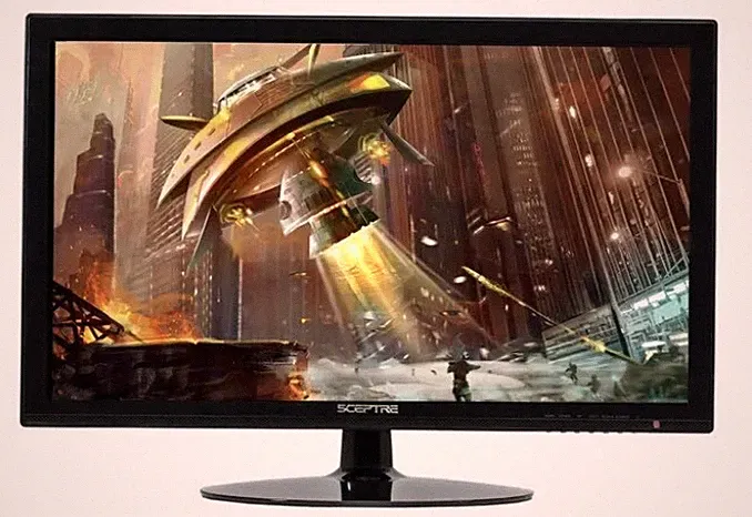 Sceptre 1920x1080 HDMI DVI VGA LED FHD 24-Inch Monitor - E248W-19208A