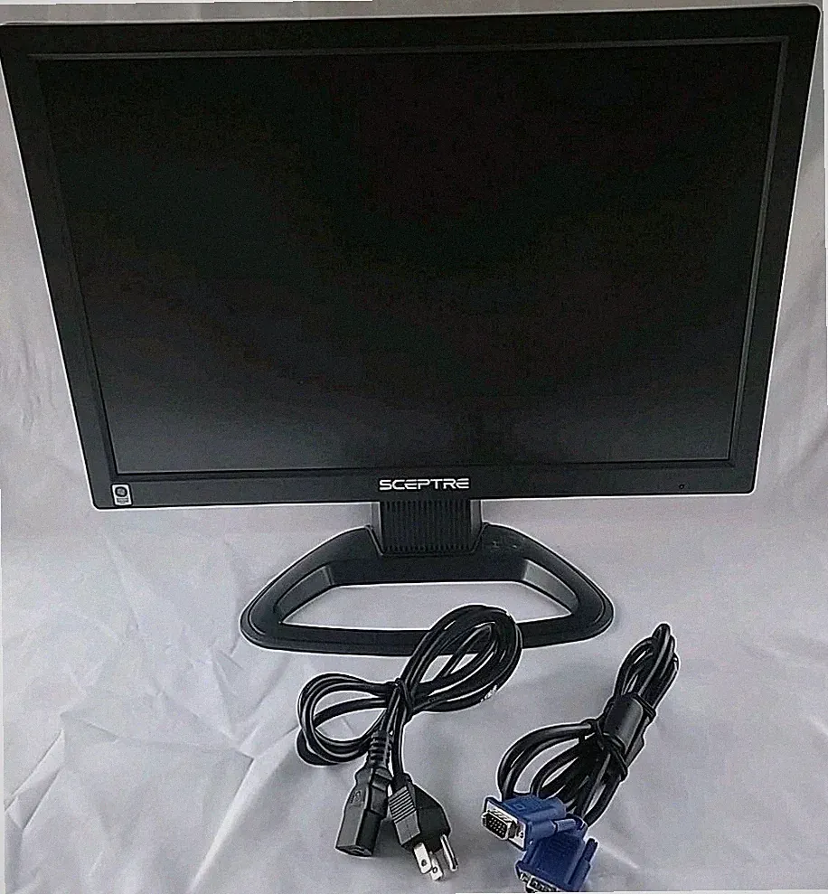 SCEPTRE 20 Inch LCD Monitor 1080P + VGA cable - Tested good
