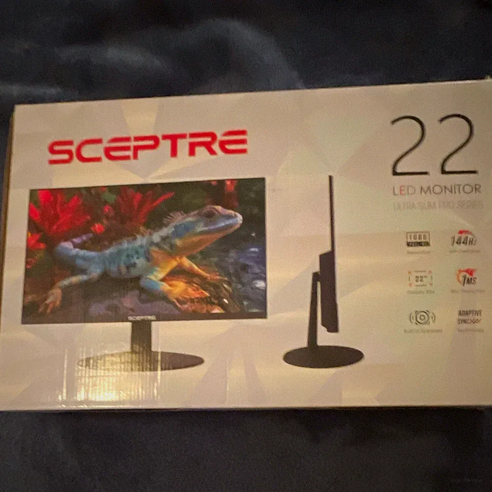 Sceptre 22" LED 1080p 144Hz Gaming Monitor w/ Speakers HDMI DP E225W-19203R