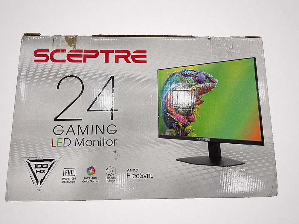 Sceptre 24" FHD Gaming Monitor 100Hz 1ms FreeSync HDMI/DP E248W-FW100T