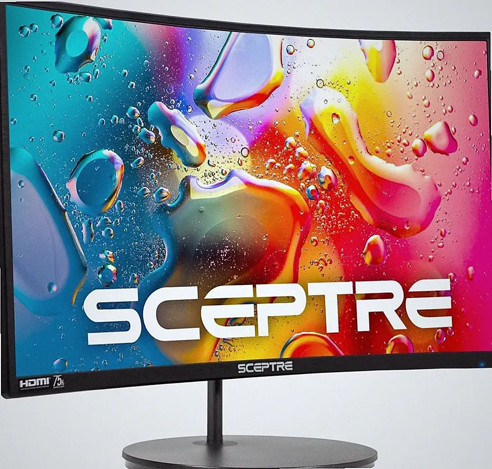 Sceptre 24-inch 1080p Curved Gaming Monitor 1800R 75Hz HDMI VESA C248W-192