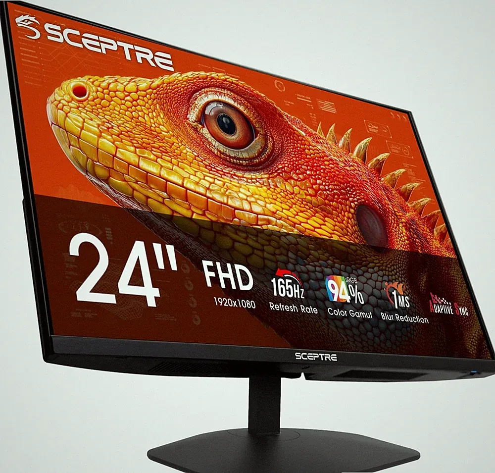 Sceptre 24-Inch Premium Gaming Monitor Displayport X2 165Hz Hdmi X2 165Hz