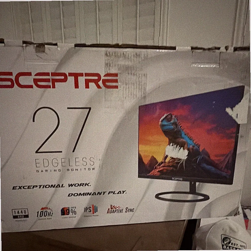 Sceptre 27" Edgeless IPS WQHD 2560x1440 100Hz Adaptive-Sync Gaming Monitor