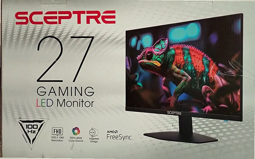 Sceptre 27 in Gaming LED Monitor FHD 1920x1080 100Hz AMD FreeSync Black
