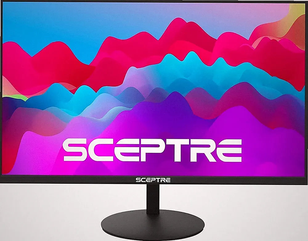 Sceptre 27-Inch FHD LED Gaming Monitor 75Hz 2X HDMI VGA Build-in Speakers, Slim