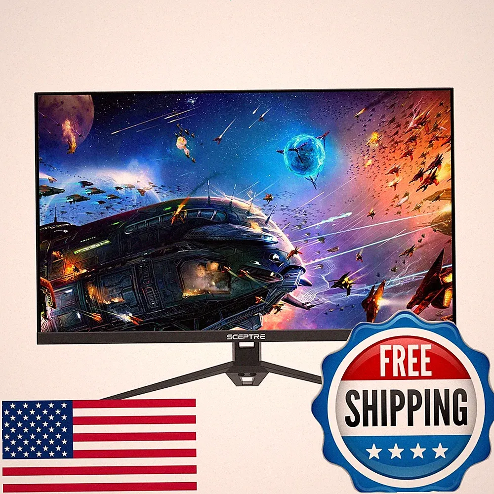Sceptre 27-inch IPS Gaming Monitor Up 165Hz DisplayPort HDMI 300 Lux Build-in