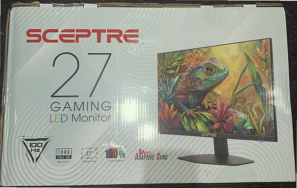 SCEPTRE 27" LED Gaming Monitor 100Hz 1920x080 FHD Adaptive Sync VESA,E275W-FW100