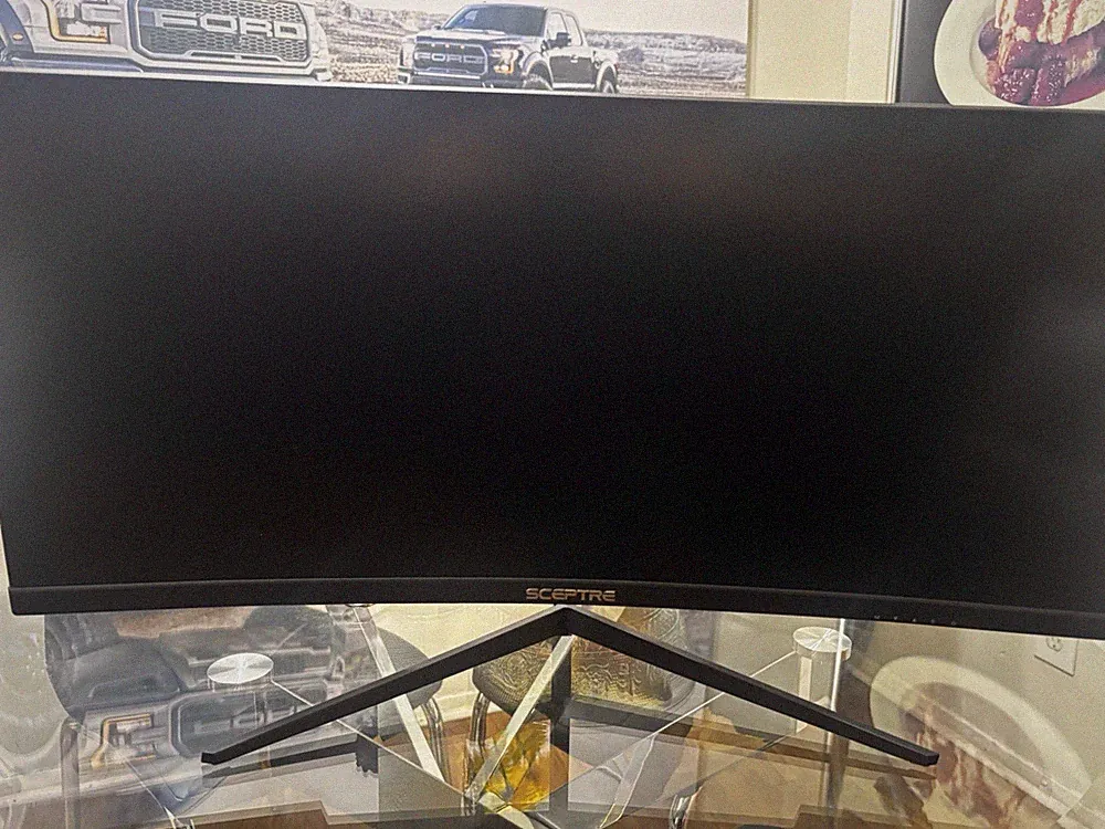 Sceptre 30in Curved Ultrawide LED 2560x1080 200Hz Speakers HDMI/DP Black