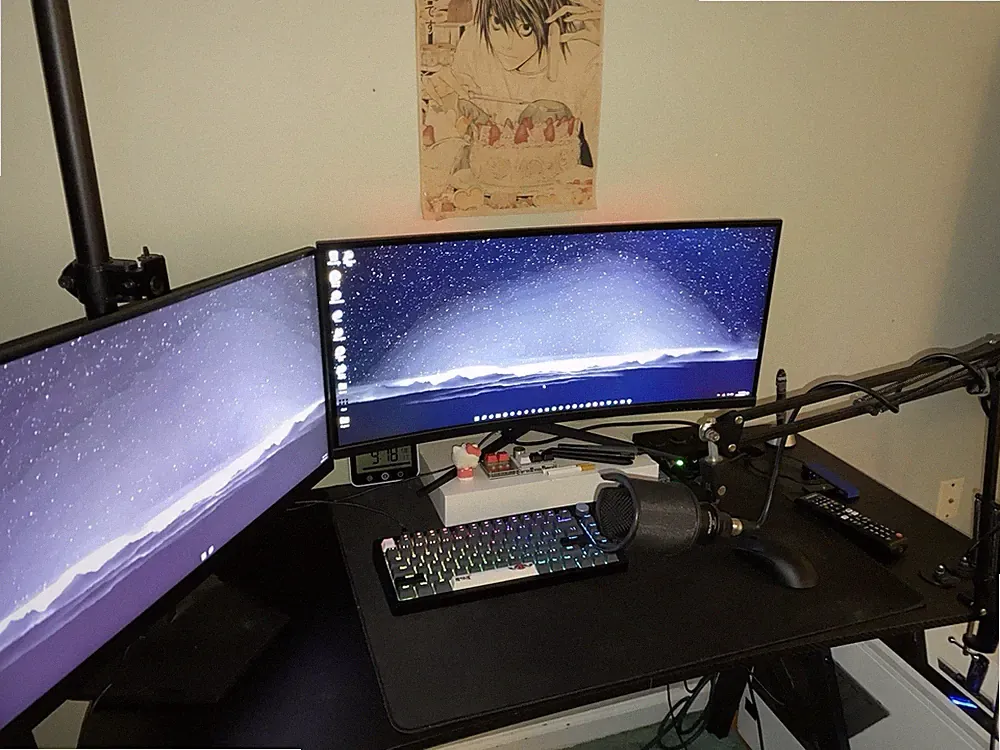 Sceptre 34in Curved Ultrawide LCD Monitor 2560x1440 200Hz C345B-QUT168