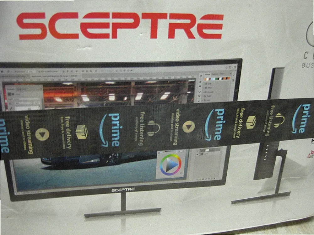 Sceptre C24 24" Curved Gaming Computer Monitor 75Hz LED 1920 x 1080 HDMI DVI DP