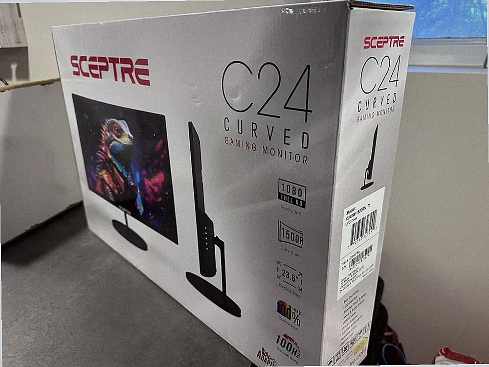 Sceptre C24 Curved Gaming Monitor C248W-1920RN 24" 1080p 75Hz LED *BRAND NEW*