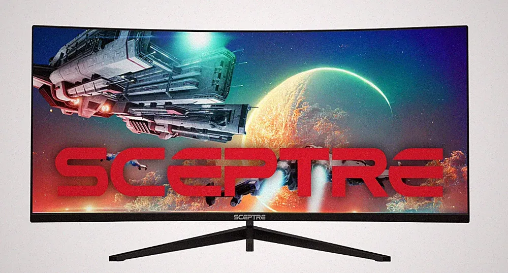 Sceptre C345B QUT168 34 Inch Ultrawide Curved QHD 165Hz Black Gaming Monitor