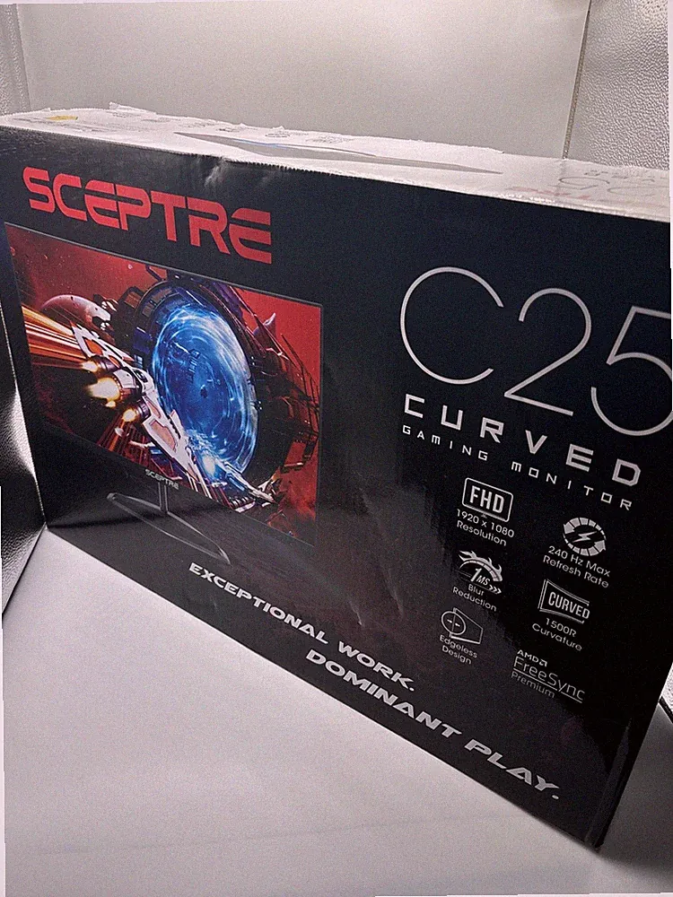 Sceptre Curved 24.5-inch Gaming Monitor up to 240Hz 1080p R1500 1ms Display