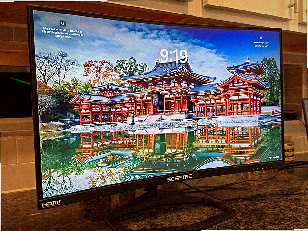 Sceptre Curved 24.5-inch Prime Gaming Monitor up to 240Hz 1080p R1500, Speakers