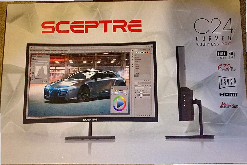 Sceptre Curved 24-inch Gaming Business Pro Monitor 1920x1080 Curved Monitor