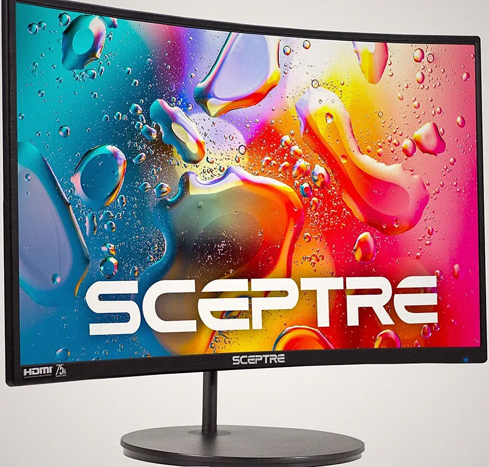Sceptre Curved 24-inch Gaming Monitor 1080p R1500 98% sRGB HDMI x2 VGA Build-...