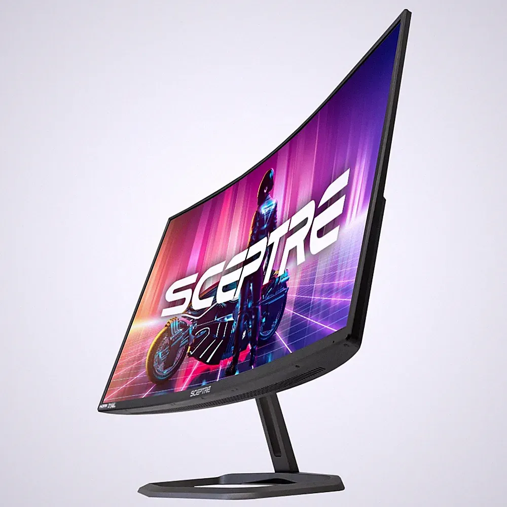 Sceptre Curved 32-Inch Prime Gaming Monitor 1080p 240+Hz, 32, Machine Black
