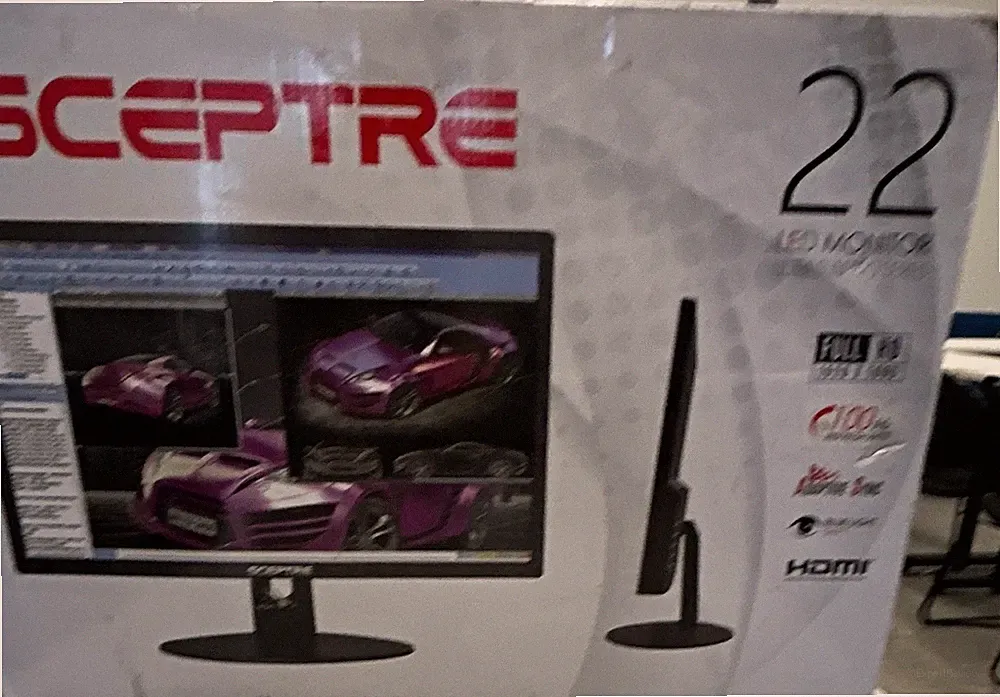 Sceptre E225W-19203R 22in LED 1080p 75Hz Widescreen HDMI Monitor