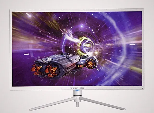 Sceptre NEBULA 31.5" White Curved Quad HD Monitor 2560 x 1440 165HZ