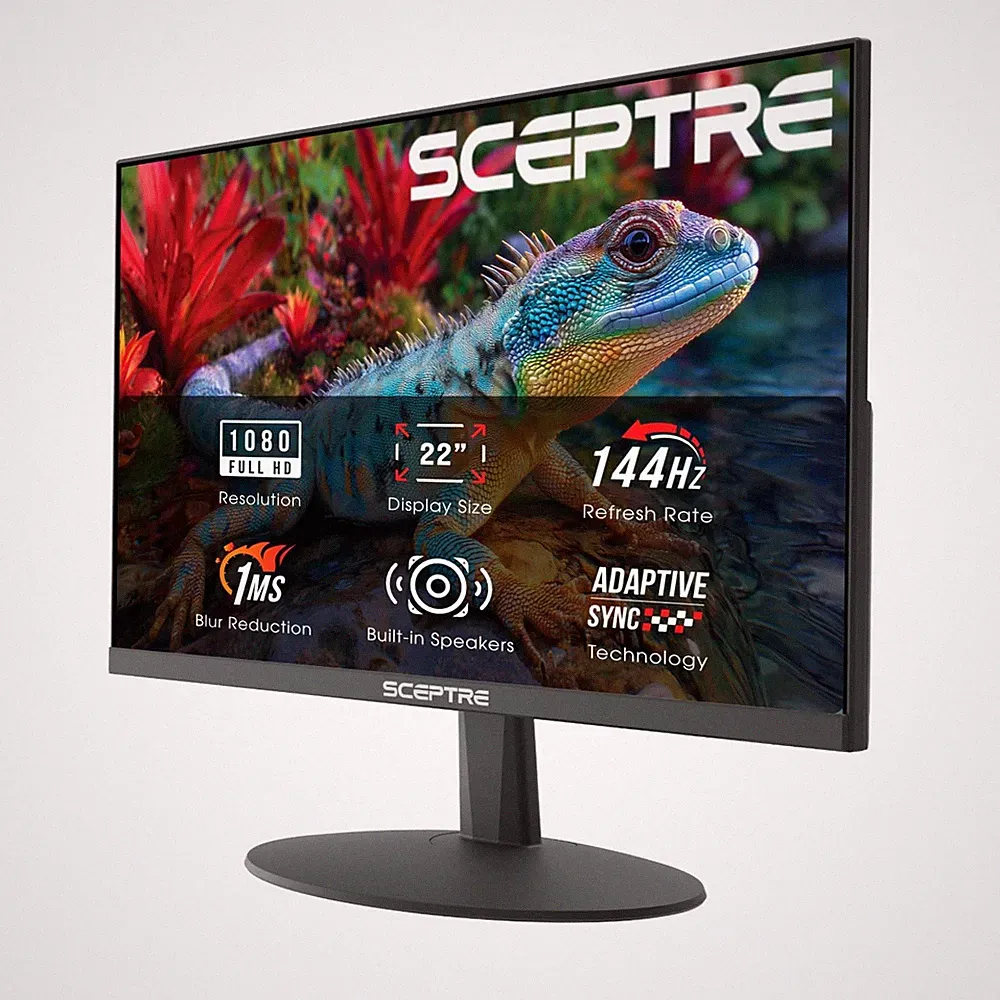 Sceptre New 22 Inch Gaming Monitor FHD 1080p Up to 144Hz HDMI DisplayPort Built