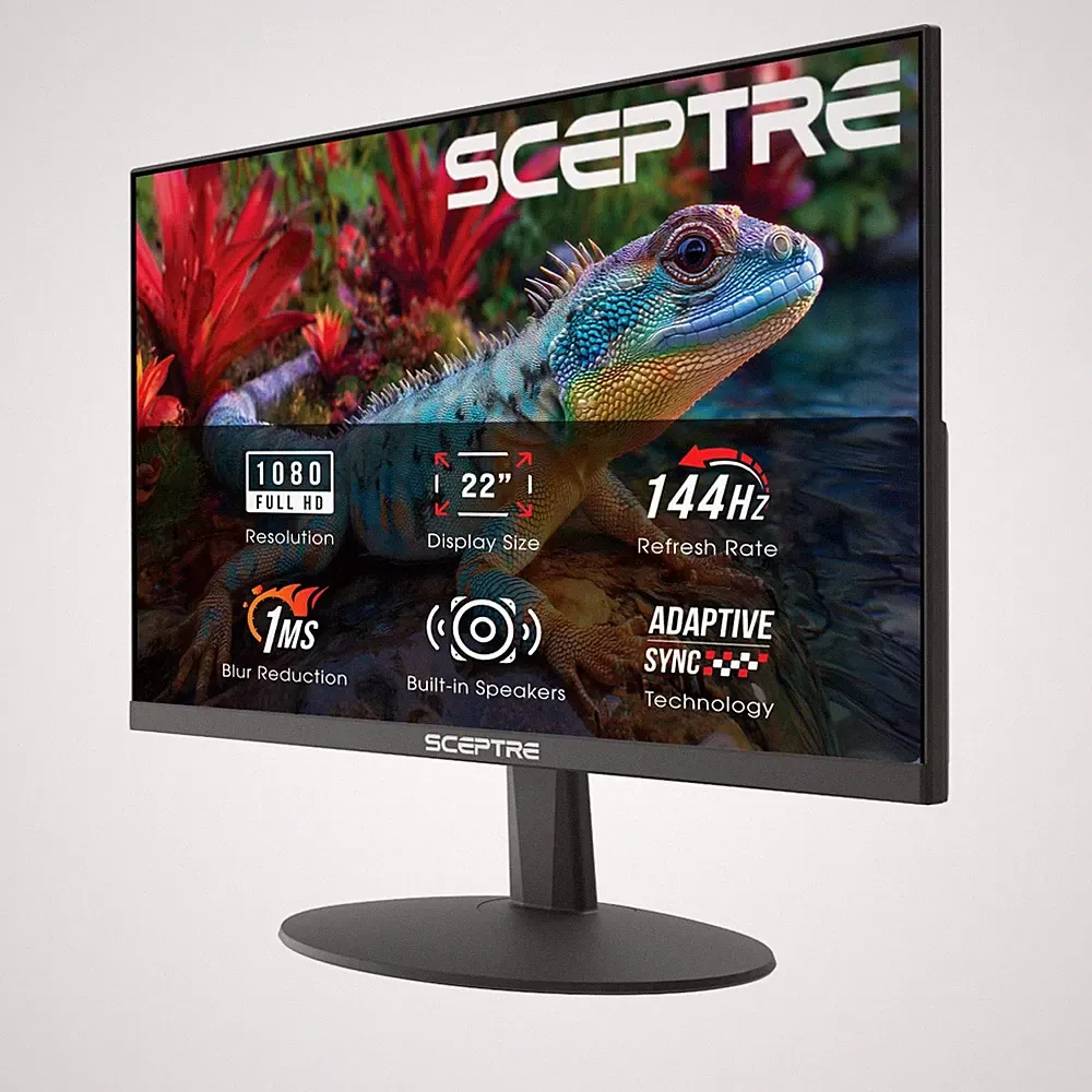 Sceptre New 22Inch Gaming Monitor, FHD 1080p, Up to 144Hz, HDMI, DisplayPort,...