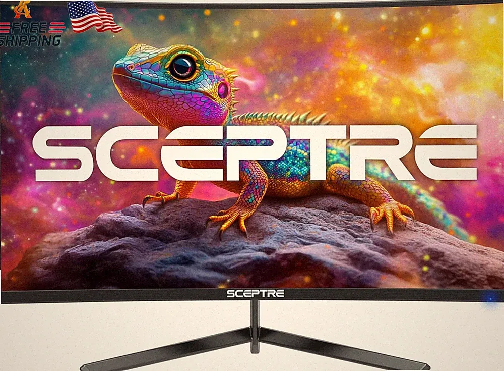 Sceptre New 24-Inch Curved Gaming Monitor 1080P up to 180+Hz Displayport HDMI 10