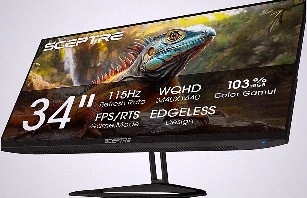 Sceptre New IPS 34-inch Prime Monitor 3440 x 1440 up to 115Hz 103% E345W-QU120D