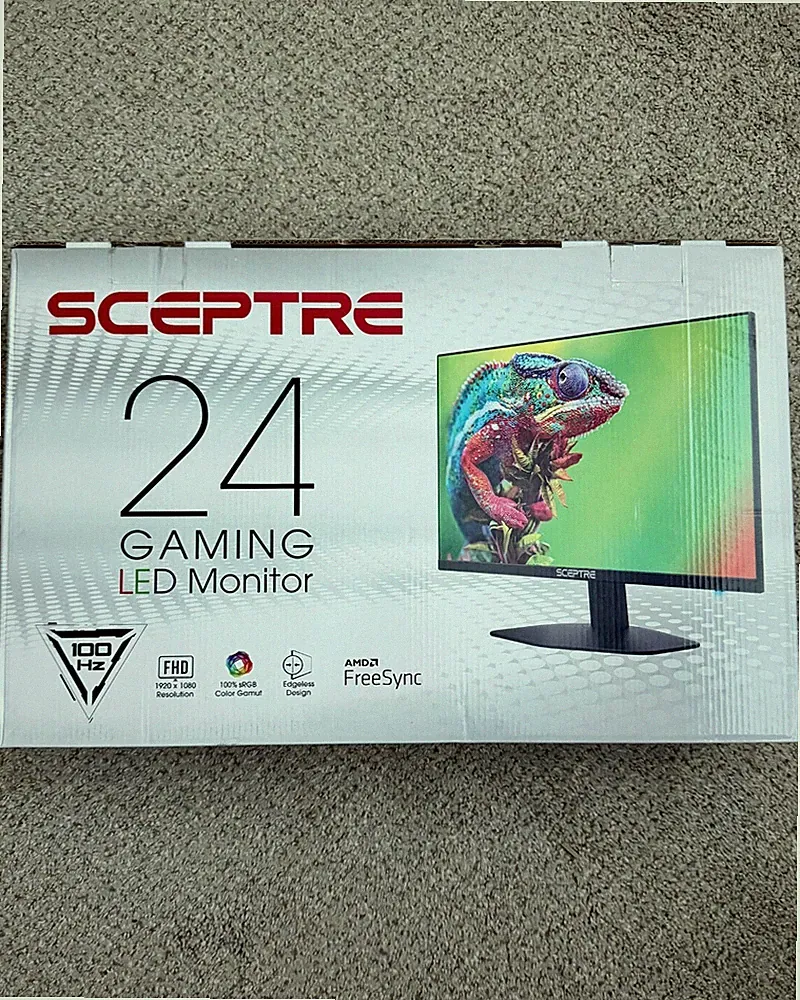 Sceptre Used 24-in Gaming Monitor 100Hz FreeSync 2X HDMI 1X DP Build-in Speaker